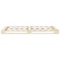 vidaXL Estructura de cama de palés madera maciza de pino 200x200 cm