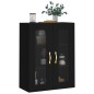 vidaXL Armario de pared negro 69,5x34x90 cm vidaXL Armario de pared negro 69,5x34x90 cm