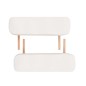 vidaXL Camilla de masaje y taburete plegable 3 zonas 10 cm blanco vidaXL Camilla de masaje y taburete plegable 3 zonas 10 cm blanco