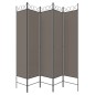 vidaXL Biombo divisor de 5 paneles de tela gris antracita 200x220 cm vidaXL Biombo divisor de 5 paneles de tela gris antracita 200x220 cm