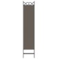 vidaXL Biombo divisor de 5 paneles de tela gris antracita 200x220 cm vidaXL Biombo divisor de 5 paneles de tela gris antracita 200x220 cm