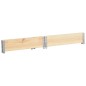 vidaXL Arriate de madera maciza de pino 100x100 cm vidaXL Arriate de madera maciza de pino 100x100 cm