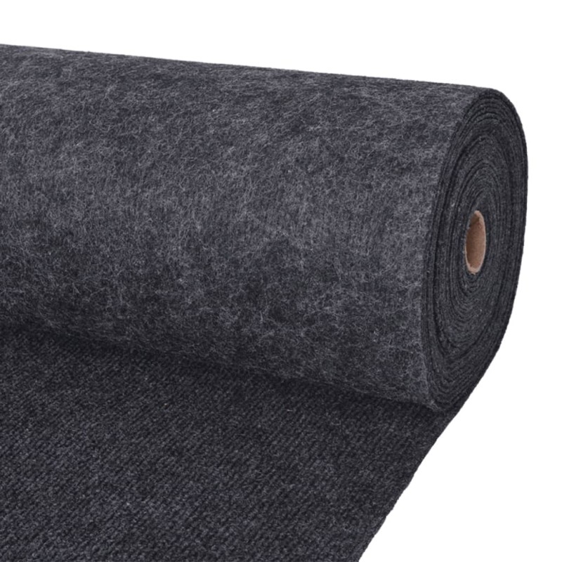 vidaXL Alfombra para eventos estriada gris antracita 1,2x20 m vidaXL Alfombra para eventos estriada gris antracita 1,2x20 m