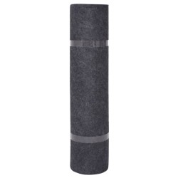 vidaXL Alfombra para eventos estriada gris antracita 1,2x20 m