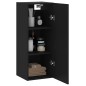 vidaXL Armario de pared negro 34,5x34x90 cm vidaXL Armario de pared negro 34,5x34x90 cm