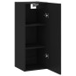vidaXL Armario de pared negro 34,5x34x90 cm vidaXL Armario de pared negro 34,5x34x90 cm