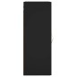 vidaXL Armario de pared negro 34,5x34x90 cm vidaXL Armario de pared negro 34,5x34x90 cm