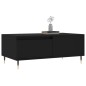 vidaXL Mesa de centro madera contrachapada negro 90x50x36,5 cm vidaXL Mesa de centro madera contrachapada negro 90x50x36,5 cm