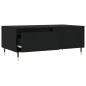 vidaXL Mesa de centro madera contrachapada negro 90x50x36,5 cm vidaXL Mesa de centro madera contrachapada negro 90x50x36,5 cm