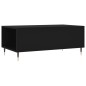vidaXL Mesa de centro madera contrachapada negro 90x50x36,5 cm vidaXL Mesa de centro madera contrachapada negro 90x50x36,5 cm