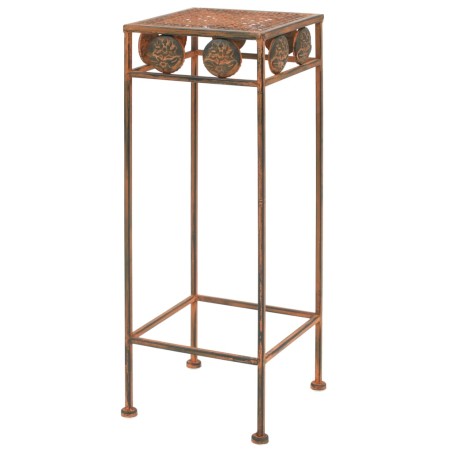 vidaXL Juego de soportes de planta 3 pzas estilo vintage metal oxidado