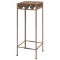 vidaXL Juego de soportes de planta 3 pzas estilo vintage metal oxidado vidaXL Juego de soportes de planta 3 pzas estilo vintage metal oxidado
