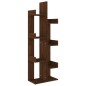 vidaXL Estantería madera contrachapada roble marrón 48x25,5x140 cm vidaXL Estantería madera contrachapada roble marrón 48x25,5x140 cm