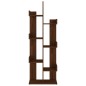 vidaXL Estantería madera contrachapada roble marrón 48x25,5x140 cm vidaXL Estantería madera contrachapada roble marrón 48x25,5x140 cm