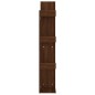 vidaXL Estantería madera contrachapada roble marrón 48x25,5x140 cm vidaXL Estantería madera contrachapada roble marrón 48x25,5x140 cm