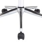 vidaXL Sillas de comedor giratorias 4 uds cuero sintético color crema