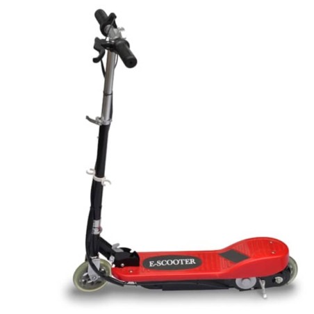 vidaXL Patinete eléctrico rojo 120 W
