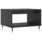vidaXL Mesa de centro madera de ingeniería negra 60x50x40 cm vidaXL Mesa de centro madera de ingeniería negra 60x50x40 cm