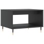 vidaXL Mesa de centro madera de ingeniería negra 60x50x40 cm vidaXL Mesa de centro madera de ingeniería negra 60x50x40 cm