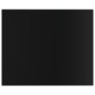 vidaXL Estante estantería 8 uds contrachapada negro brillo 60x50x1,5cm