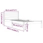 vidaXL Sofá cama madera maciza de pino marrón miel 90x200 cm