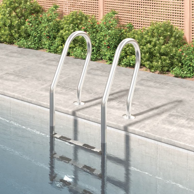 vidaXL Escalera para piscina acero inoxidable 304 54x38x158 cm vidaXL Escalera para piscina acero inoxidable 304 54x38x158 cm