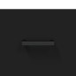 vidaXL Mesa de centro madera contrachapada negro 90x50x40 cm