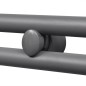 vidaXL Radiador toallero de baño recto gris 480x480 mm vidaXL Radiador toallero de baño recto gris 480x480 mm