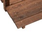 vidaXL Puente de jardín con cadenas madera maciza abeto 150x67x56cm vidaXL Puente de jardín con cadenas madera maciza abeto 150x67x56cm