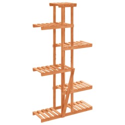 vidaXL Soporte para flores de madera maciza abeto 75x25x140,5 cm