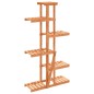 vidaXL Soporte para flores de madera maciza abeto 75x25x140,5 cm vidaXL Soporte para flores de madera maciza abeto 75x25x140,5 cm