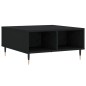 vidaXL Mesa de centro madera de ingeniería negro 60x60x30 cm vidaXL Mesa de centro madera de ingeniería negro 60x60x30 cm
