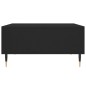 vidaXL Mesa de centro madera de ingeniería negro 60x60x30 cm vidaXL Mesa de centro madera de ingeniería negro 60x60x30 cm