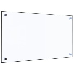vidaXL Protector contra salpicaduras cocina vidrio templado 70x40 cm