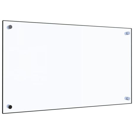 vidaXL Protector contra salpicaduras cocina vidrio templado 70x40 cm