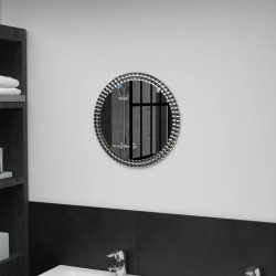vidaXL Espejo de pared de vidrio templado 40 cm