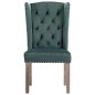 vidaXL Sillas de comedor 2 unidades terciopelo verde oscuro vidaXL Sillas de comedor 2 unidades terciopelo verde oscuro