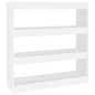 vidaXL Estantería de libros/divisor de espacios blanco 100x30x103 cm vidaXL Estantería de libros/divisor de espacios blanco 100x30x103 cm