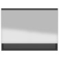 vidaXL Armario de baño con espejo MDF gris antracita 80x15x60 cm vidaXL Armario de baño con espejo MDF gris antracita 80x15x60 cm