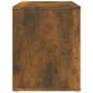 vidaXL Mesita de noche madera contrachapada roble ahumado 60x36x45 cm vidaXL Mesita de noche madera contrachapada roble ahumado 60x36x45 cm