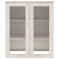 vidaXL Aparador superior HAMAR madera maciza pino blanco 85x35x100 cm vidaXL Aparador superior HAMAR madera maciza pino blanco 85x35x100 cm
