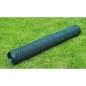 vidaXL Alambrada galvanizada con revestimiento de PVC verde 25x0,5 m vidaXL Alambrada galvanizada con revestimiento de PVC verde 25x0,5 m