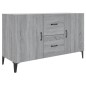 vidaXL Aparador de madera de ingeniería gris Sonoma 100x36x60 cm