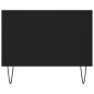 vidaXL Mesa de centro madera contrachapada negro 102x50x40 cm vidaXL Mesa de centro madera contrachapada negro 102x50x40 cm