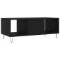vidaXL Mesa de centro madera contrachapada negro 102x50x40 cm vidaXL Mesa de centro madera contrachapada negro 102x50x40 cm