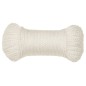 vidaXL Cuerda de trabajo polipropileno blanco 8 mm 50 m vidaXL Cuerda de trabajo polipropileno blanco 8 mm 50 m