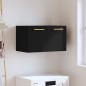 vidaXL Armario de pared madera de ingeniería negro 60x36,5x35 cm
