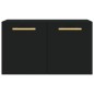 vidaXL Armario de pared madera de ingeniería negro 60x36,5x35 cm