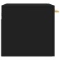 vidaXL Armario de pared madera de ingeniería negro 60x36,5x35 cm