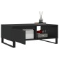 vidaXL Mesa de centro madera de ingeniería negro 90x60x35 cm vidaXL Mesa de centro madera de ingeniería negro 90x60x35 cm